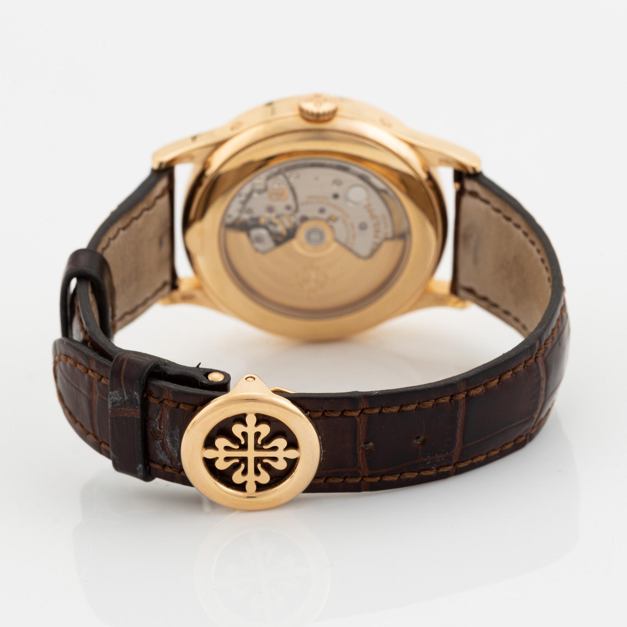 Patek Philippe, Annual Calendar, wristwatch, 38,5 mm.