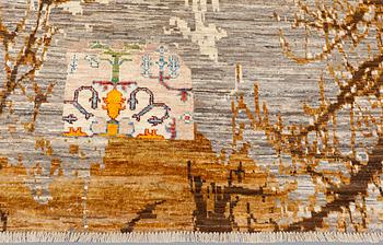 An oriental carpet, ca 229 x 164 cm.