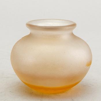 Karl Lindeberg, a signed Kosta vase.