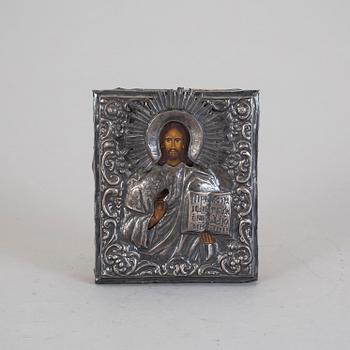 IKON, silver, troligen kontrollmästare Andrey Antonovich Kovalsky, St Petersburg 1832.