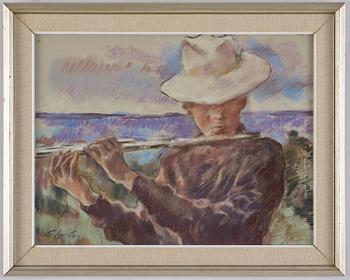 Lotte Laserstein, Girl with a flute.