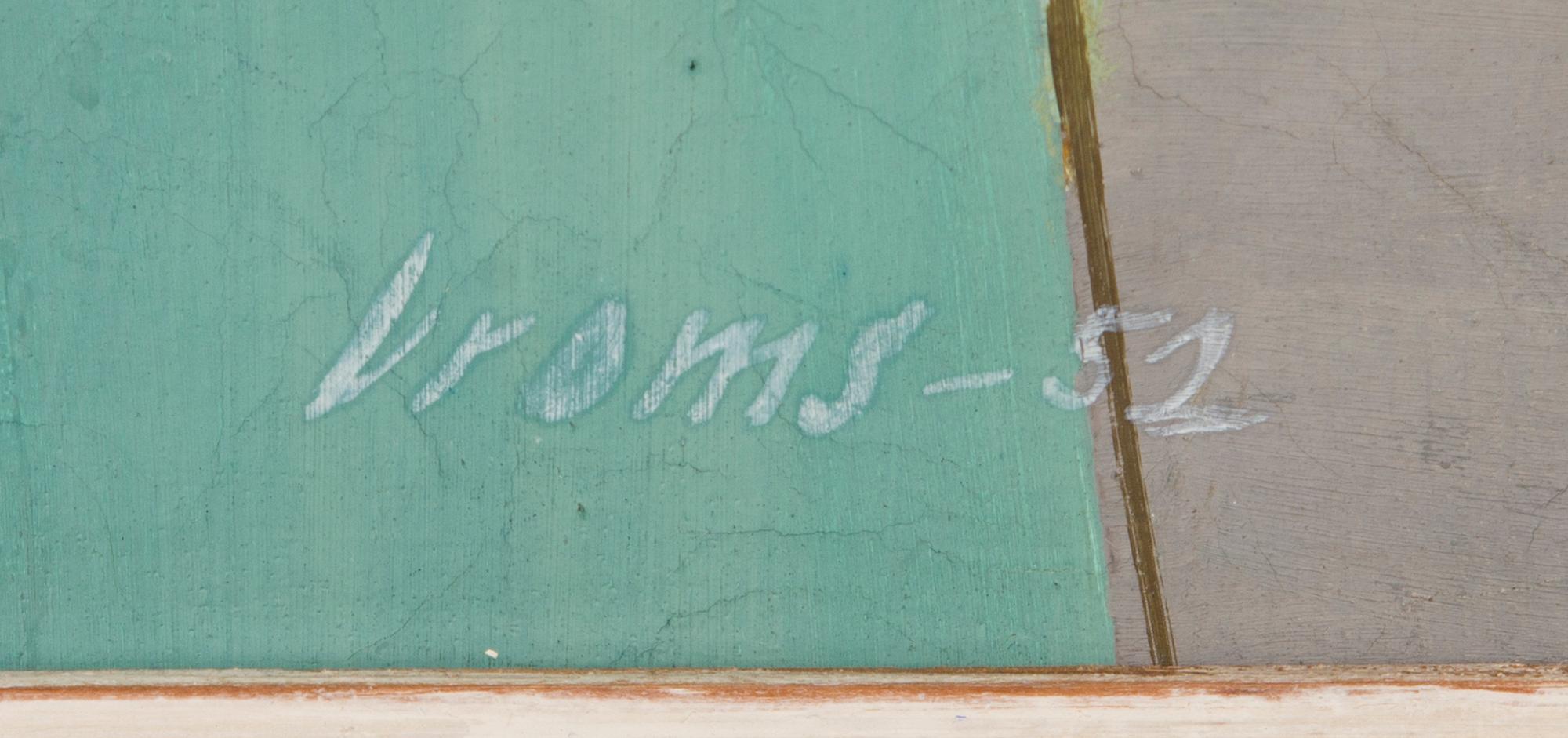 ARVID BROMS, KUBISTISK STILLEBEN.