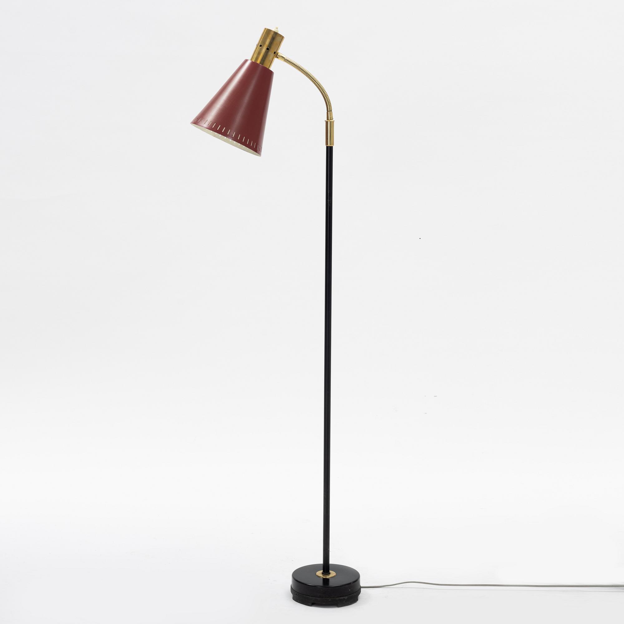 A floor light, Boréns, Sweden, mid 20th Century.