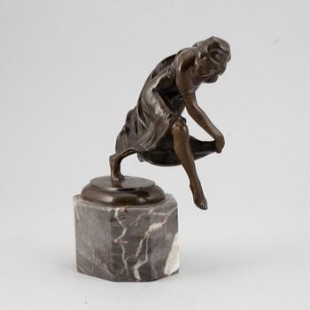 Rudolf Kaesbach, skulptur, brons, signerad.