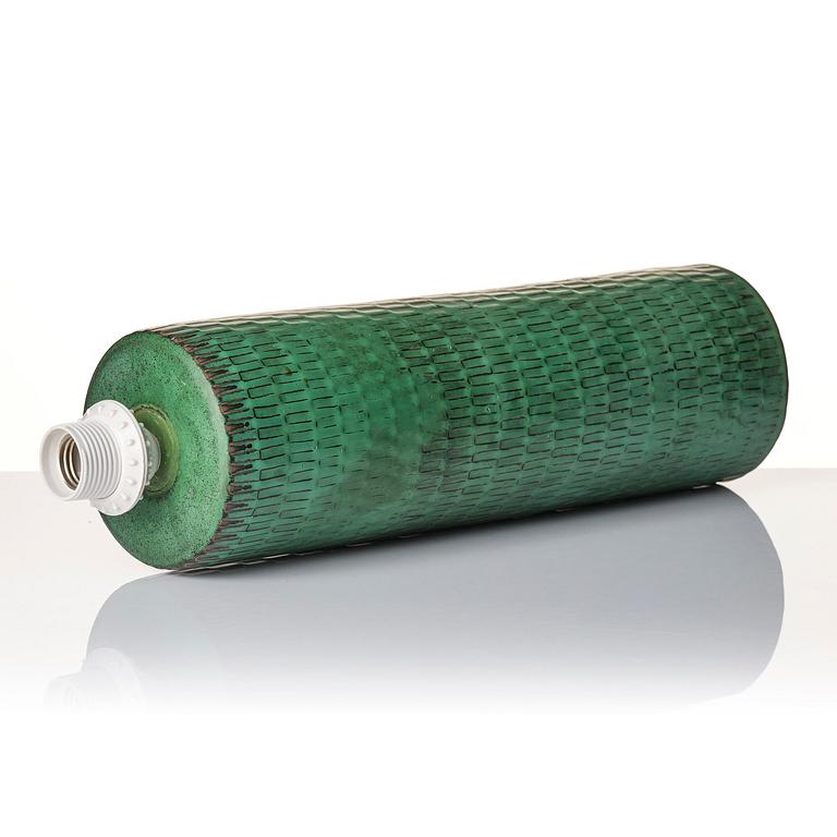 Stig Lindberg, a stoneware table lamp, Gustavsberg Studio 1967.