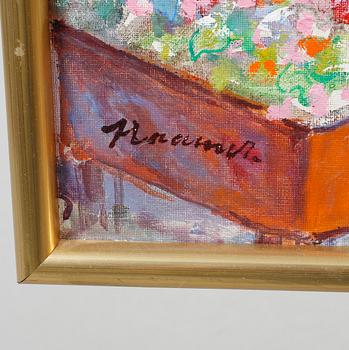 ERIK HAAMER, oil on canvas, signed.