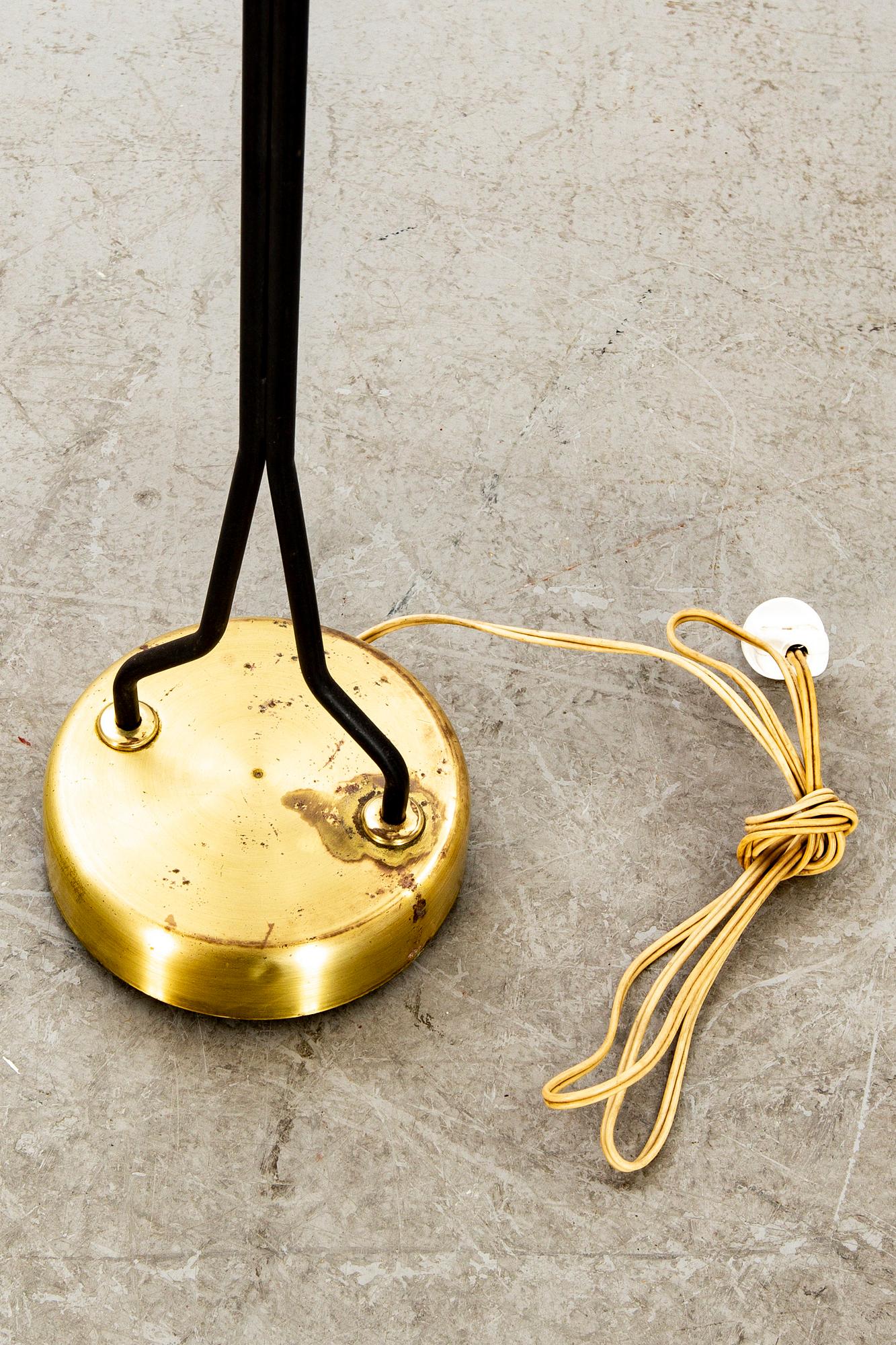 A Swedish floor lamp, second half of the 20th century.