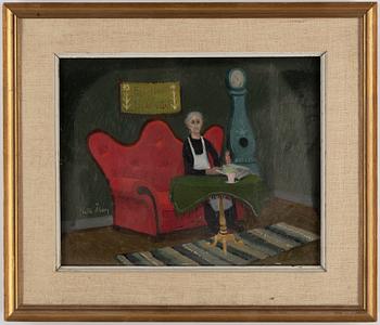 PELLE ÅBERG, oil on panel, signed.