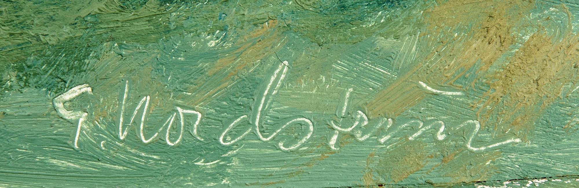Gerhard Nordström,  oil on panel signed.