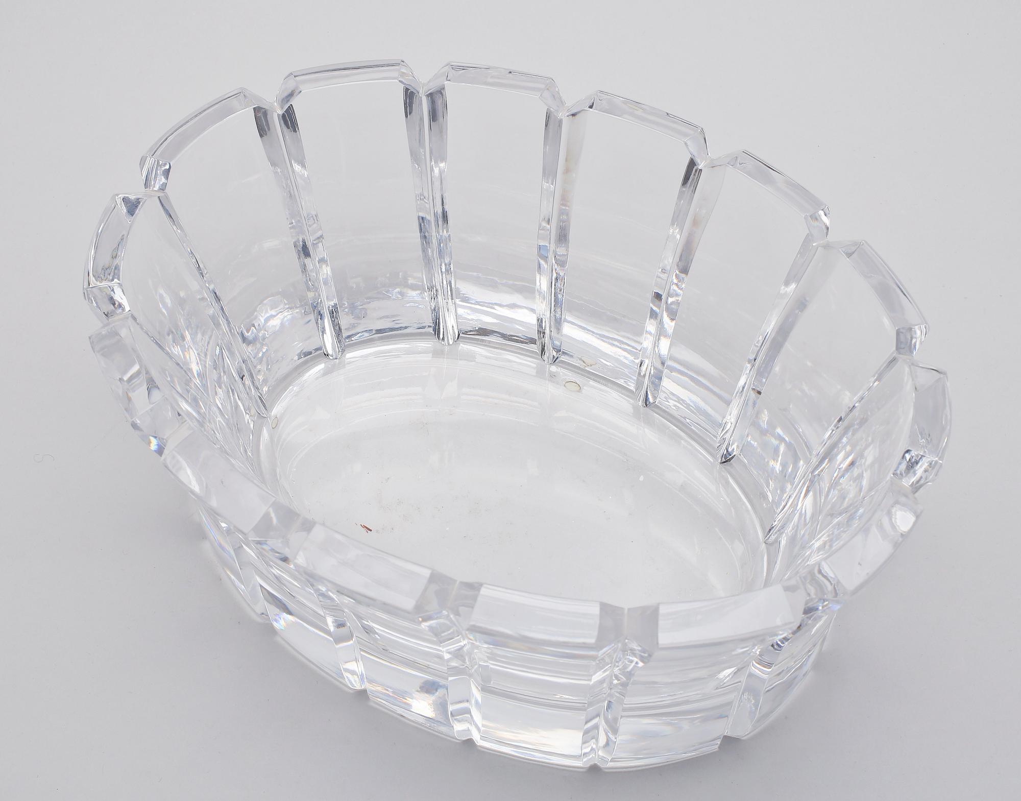 SKÅL, glas, Orrefors, 1900-talets andra hälft.