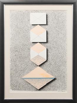 serigraph, signed and dated -75, numbered 55/75.