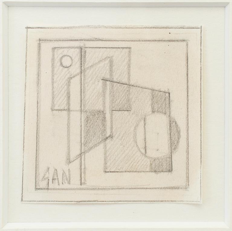 GÖSTA ADRIAN-NILSSON, pencil on paper, signed GAN.