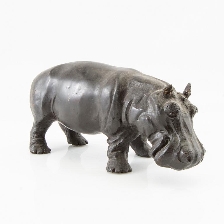 Decorative sculpture Hippopotamus.