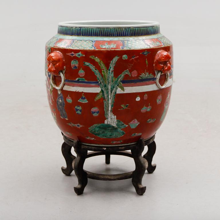 URNA, porslin, Kina, 1900-/2000-tal.