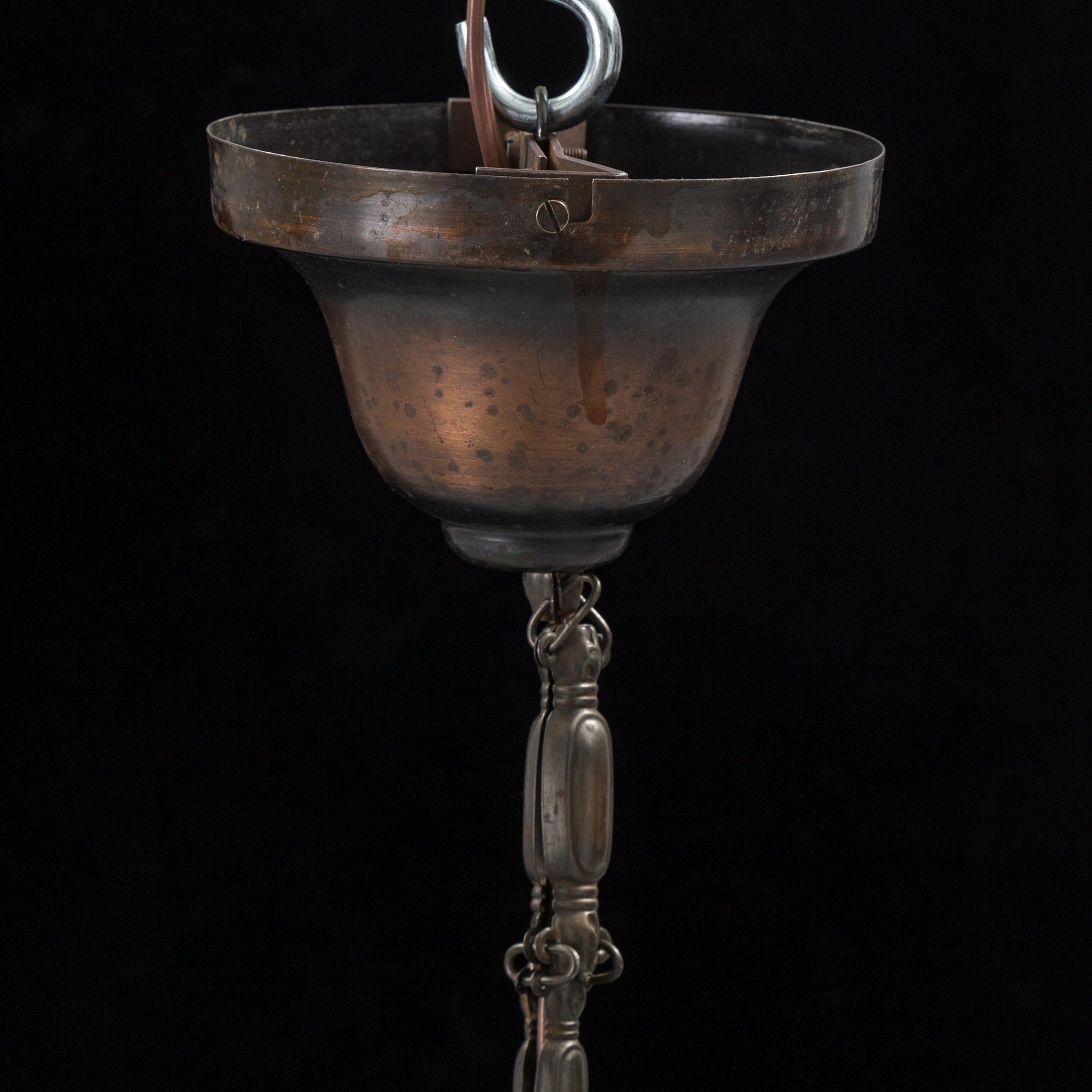 A PETER BEHRENS "LUZETTE" CEILING LAMP, AEG first half of 20th century.