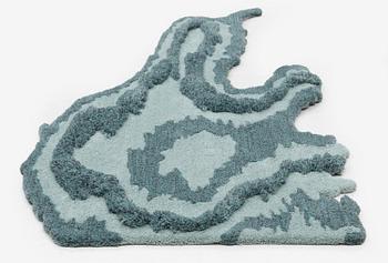 Jonathan ”Ollio” Josefsson, matta, 2 delar, tuftad i relief, ca 250 x178 resp 130 x  73 cm.