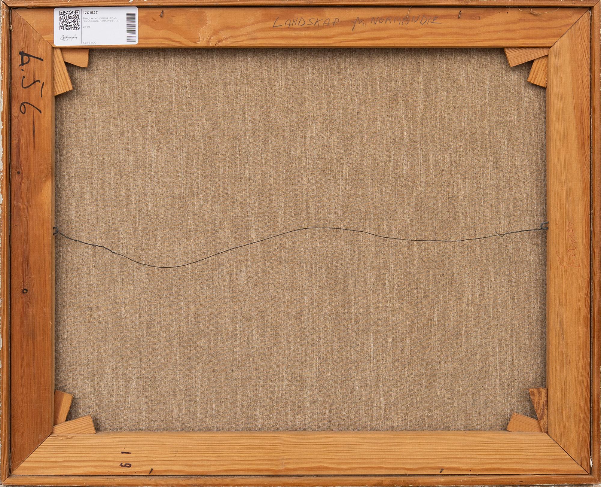 Bengt Arne Linderos (BAL), "Landscape from Normandy".