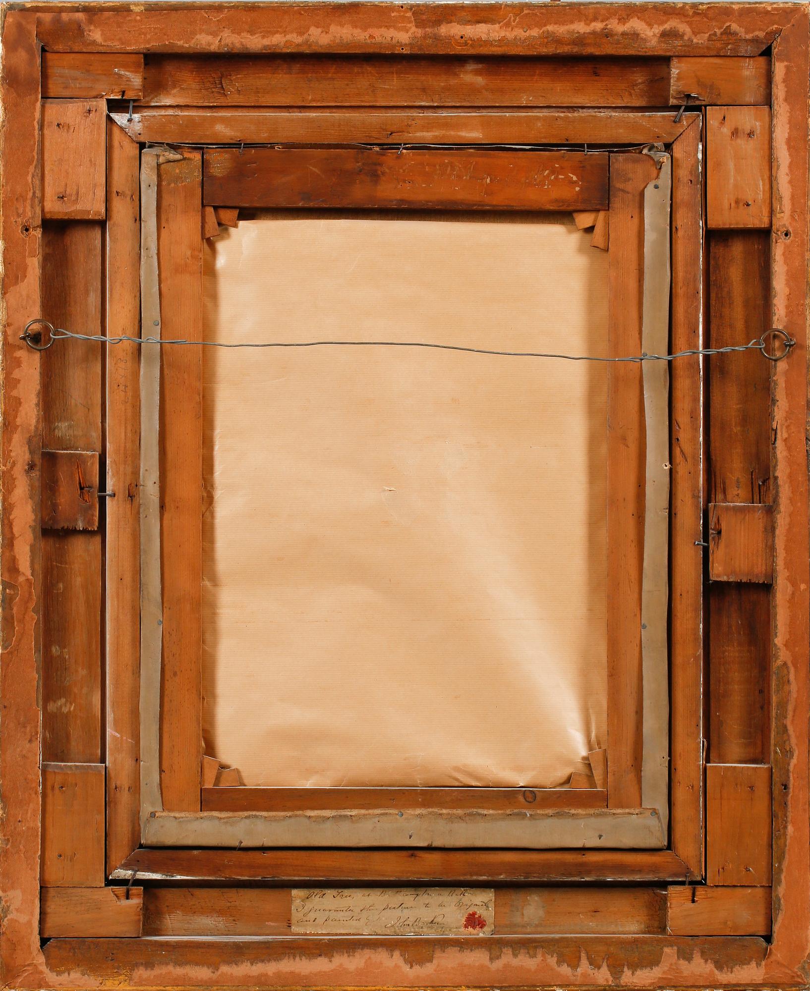 JOHN BARKER OF BATH, olja på duk, signerad.