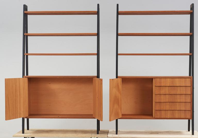 Bokhylla, 2 delar, "Tema", Gillis Lundgren, Ikea, 1950-/60-tal.