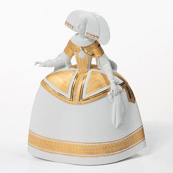 Marco Antonio Noguerón, porcelain figurine, “Utopia Menina”, model 8252, Lladró, Spain.