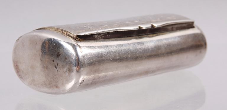 SNUSDOSA, silver, Uppsala 1881.