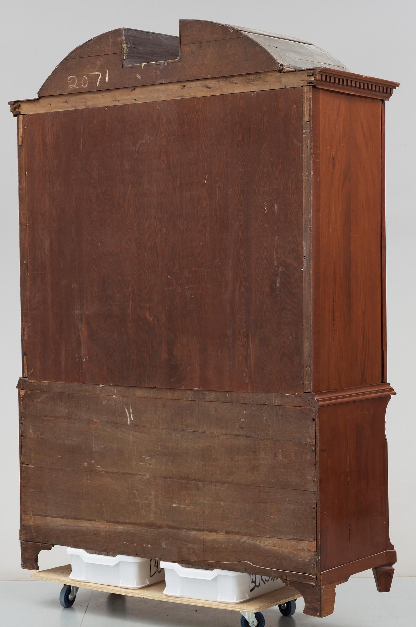 SALSSKÅP, Louis XVI-stil, Holland 1800-tal.