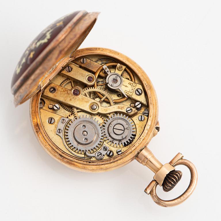 Ladie's pocket watch, clock, 25 mm.