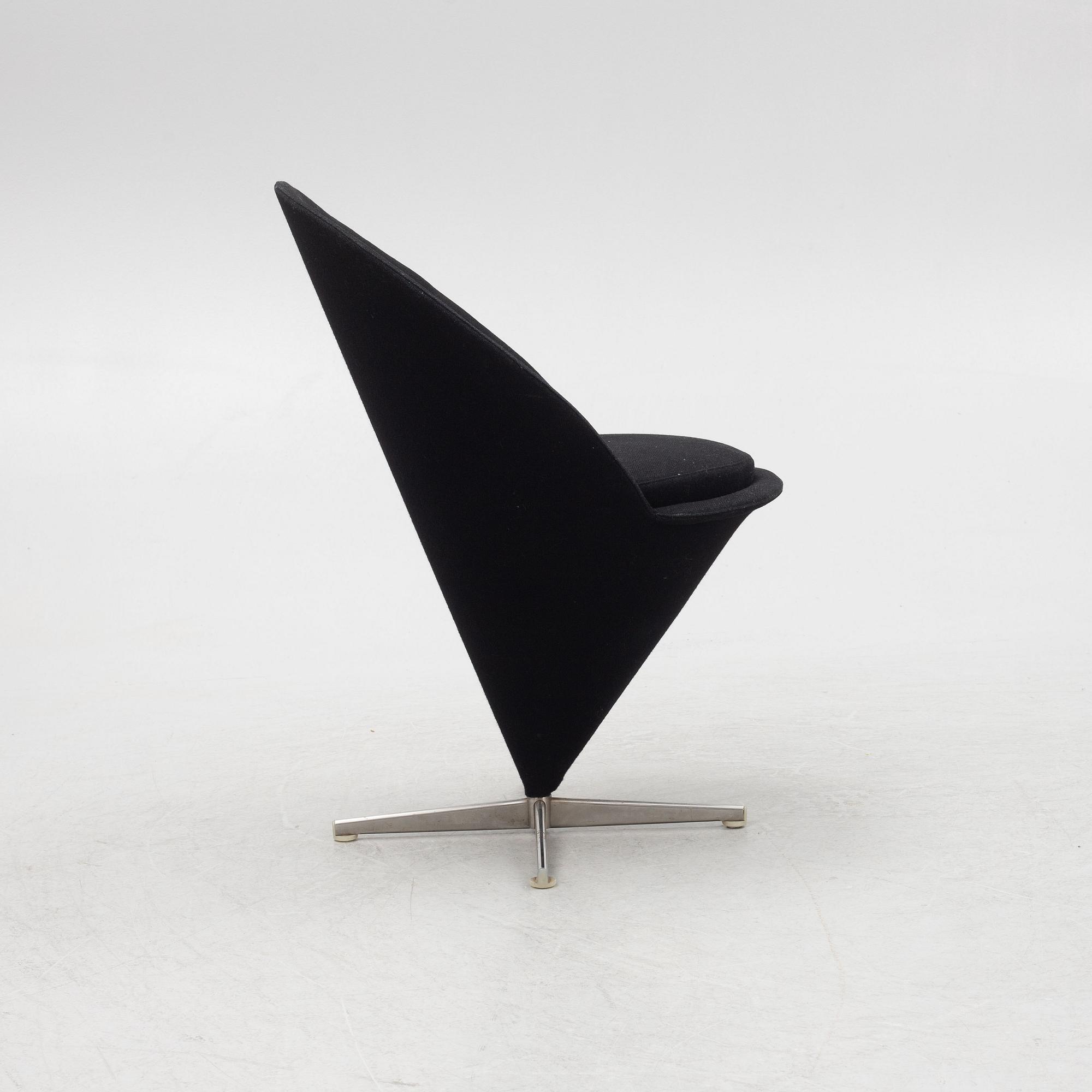 Verner Panton, stol "Cone chair", Danmark.
