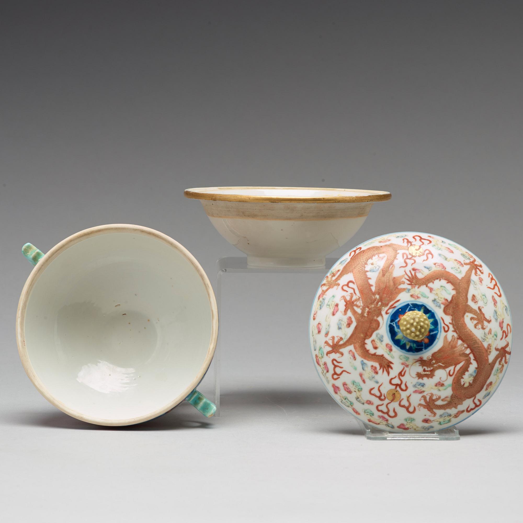 A pair of warmer pots with cover and liners, Qing dynasty, Guangxu (1875-1908).