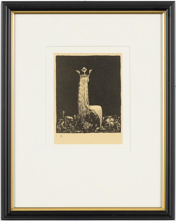 John Bauer, "Prinsessan och småtrollen".