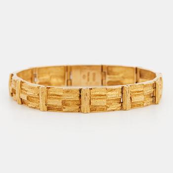 937. An 18K gold Lapponia bracelet "Cascade" design Björn Weckström.