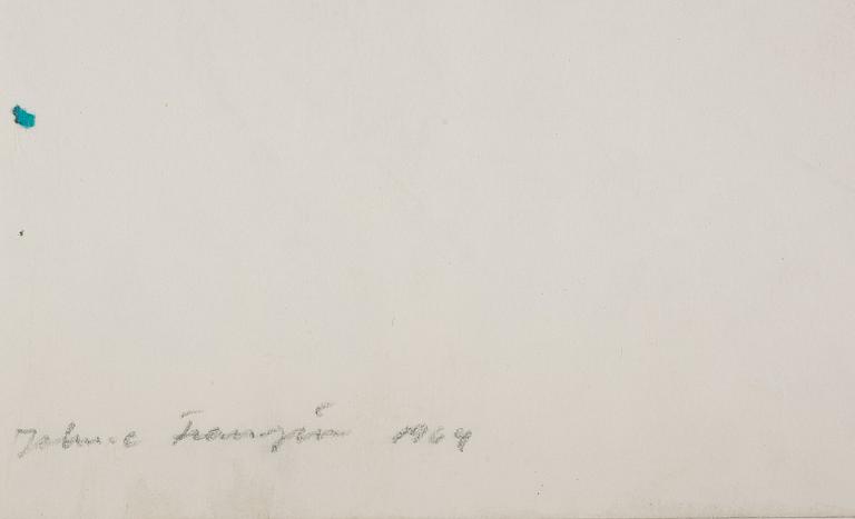 JOHN-E FRANZÉN, blyers på papper. Signerad John-e Franzén och daterad 1964.