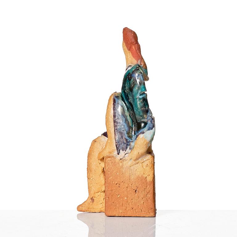 Lisa Larson, a unique stoneware sculpture, signed and dated 1984.