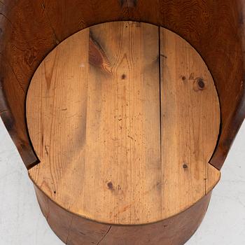 A pine chair, mid/second half of the 20th century.