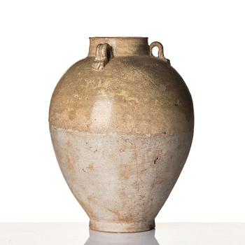 Kruka, keramik. Tang/Suidynastin.
