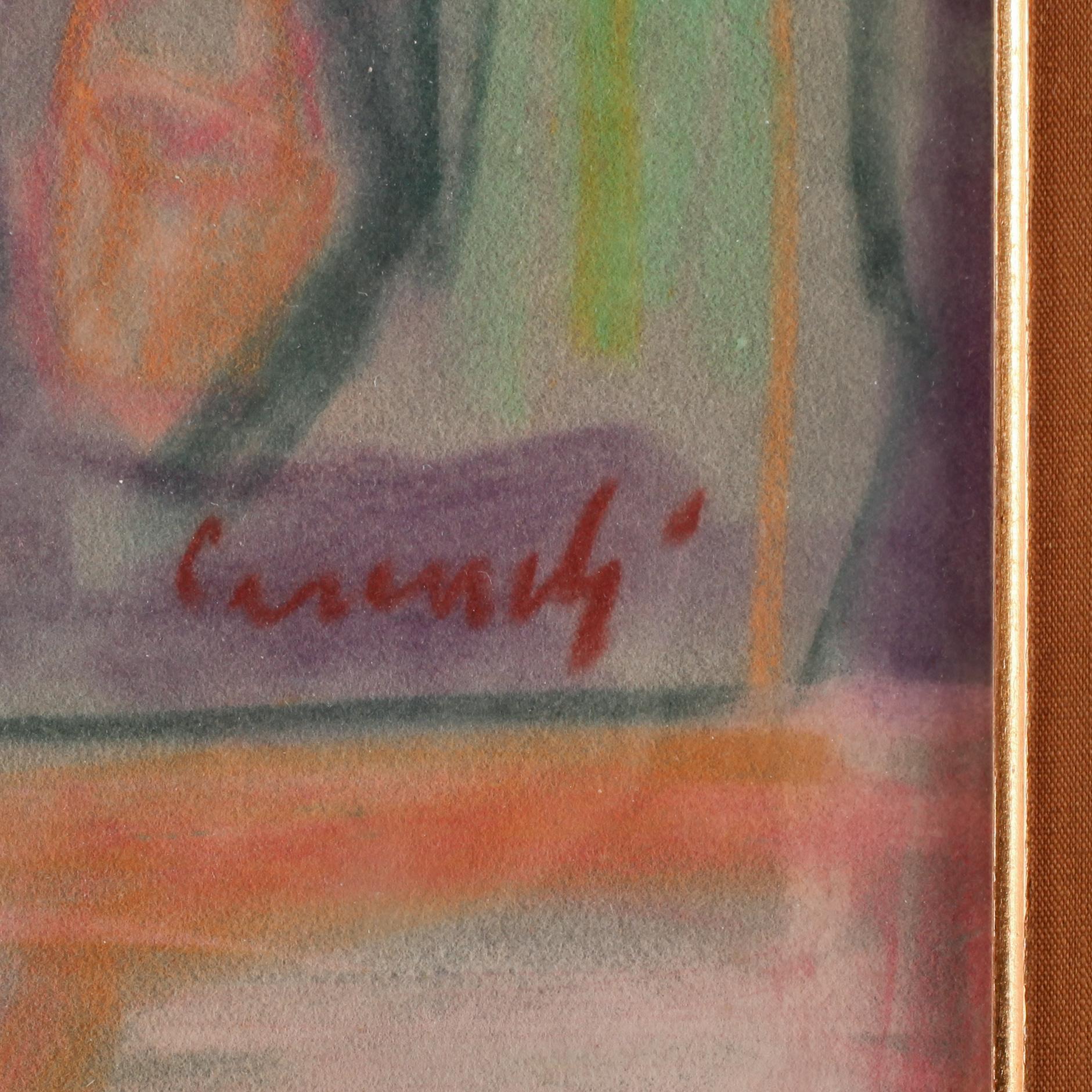 KURT CARENDI, pastell, signerad.