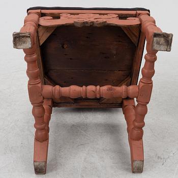 Stolar, fyra stycken, Sverige, omkring år 1700, Karolinsk Barock.
