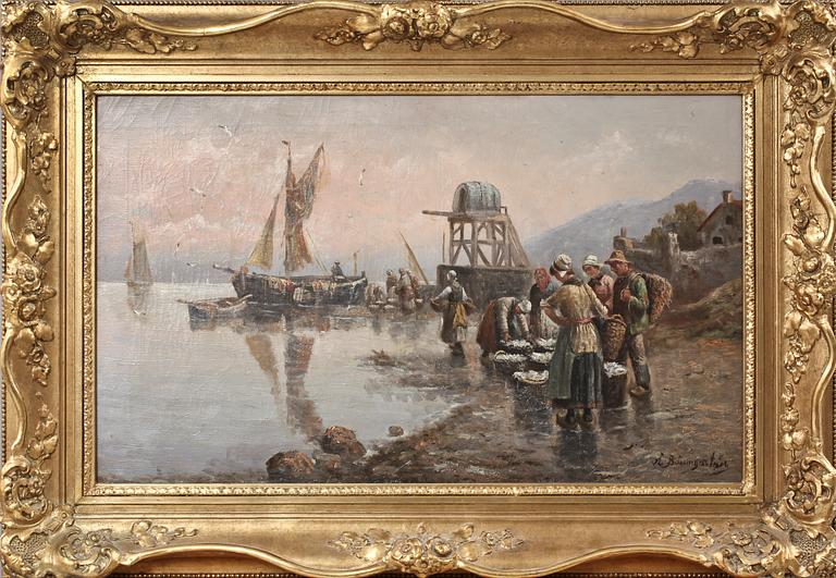 ADOLF BAUMGARTNER (CONSTANTIN STOILOFF), olja på duk, sign.