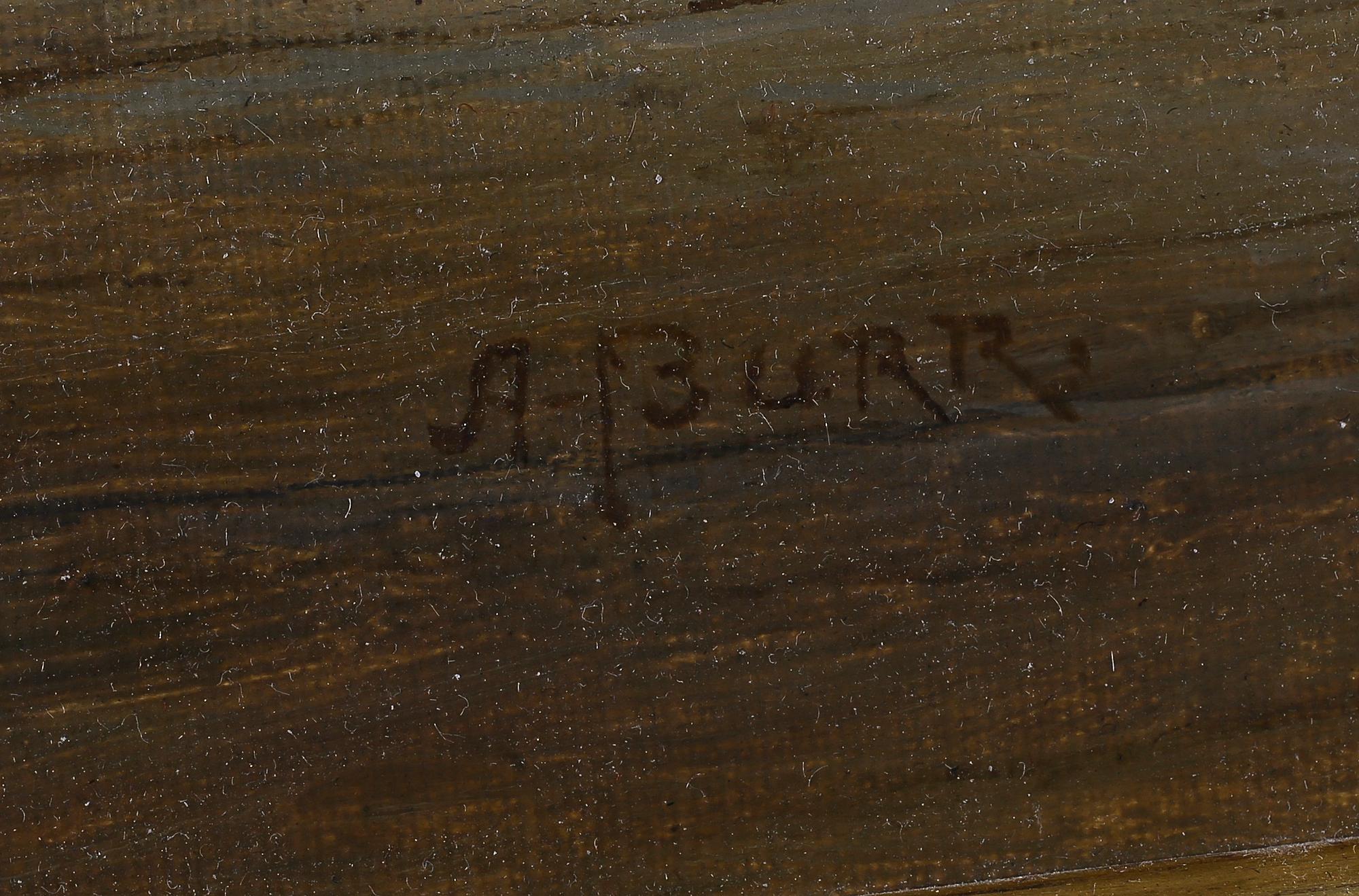ALEXANDER HOHENLOHE BURR, olja på duk, signerad.