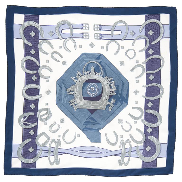 HERMÈS, scarf, "Porte Bonheur".