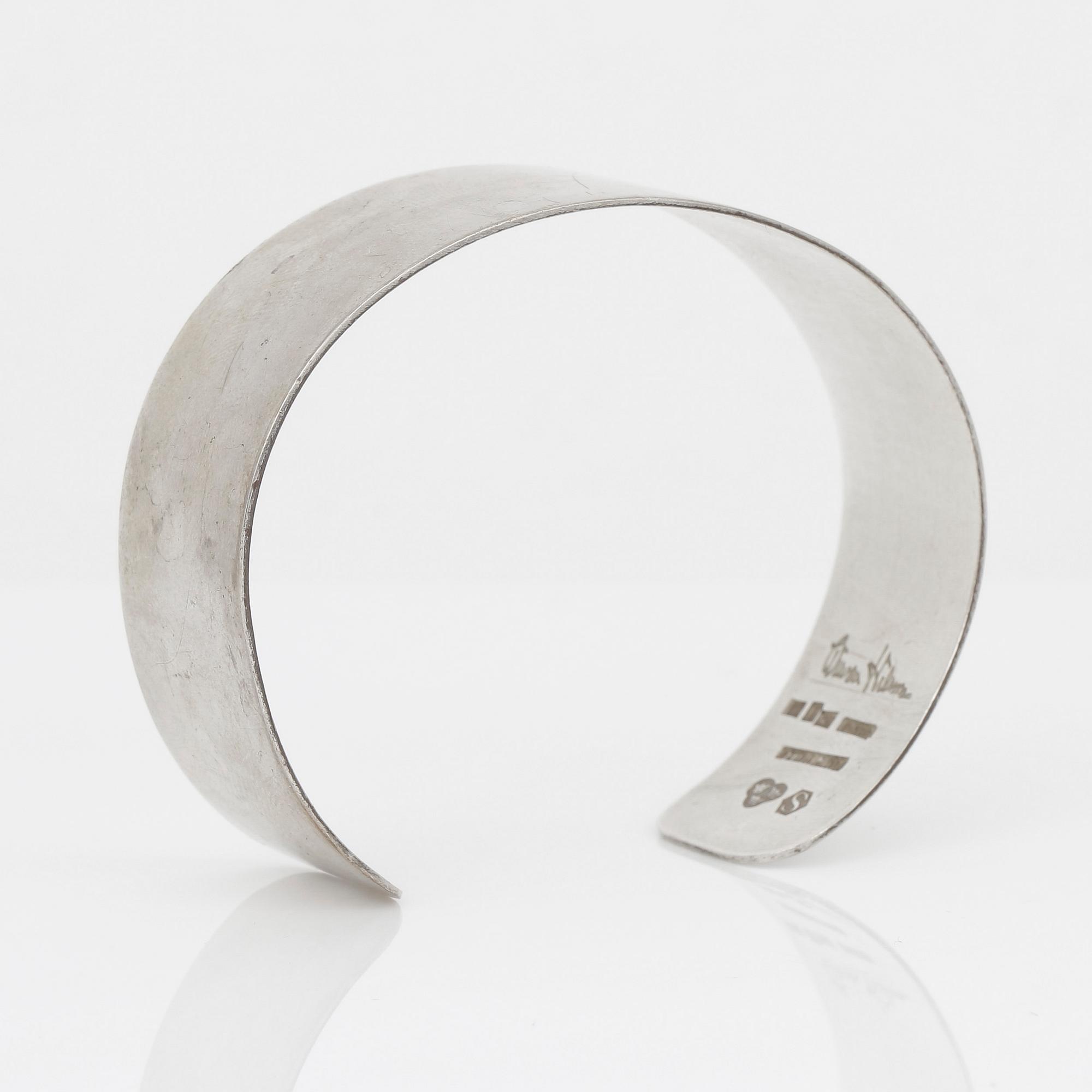 ARMLÄNK, sterling, Wiwen Nilsson, Lund, 1967. Vikt ca 24 g.