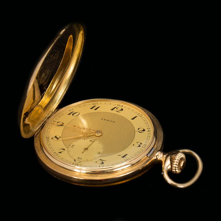 FICKUR, 18 K guld, Zenith.