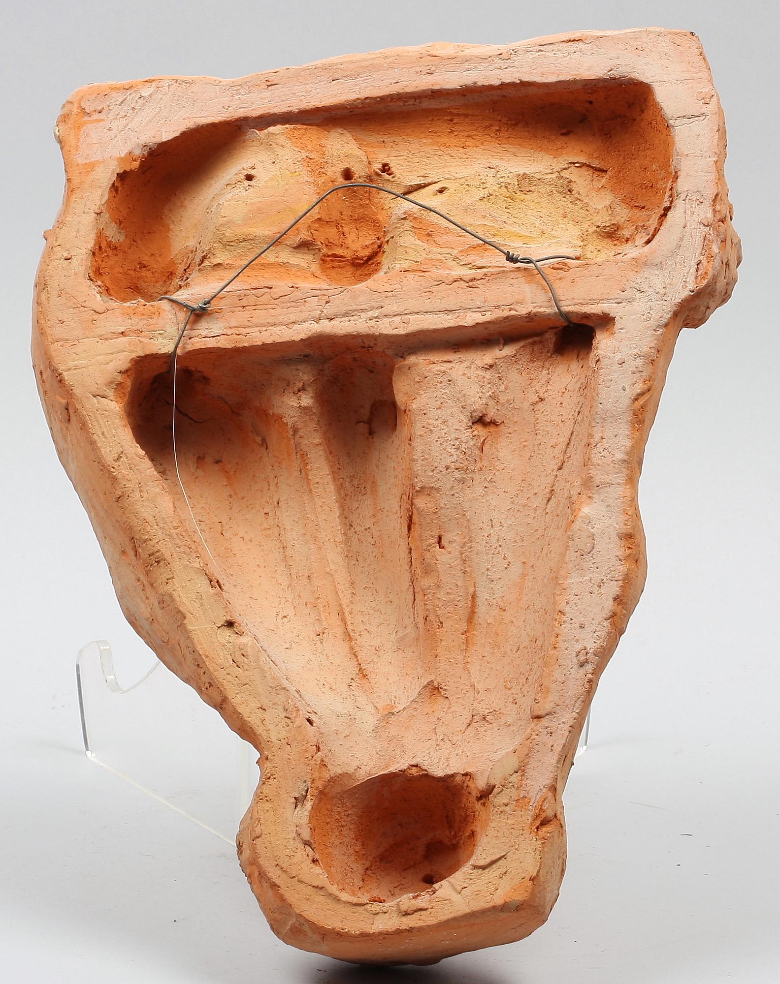 WRETLING, DAVID. Väggskulptur, terracotta, sign.