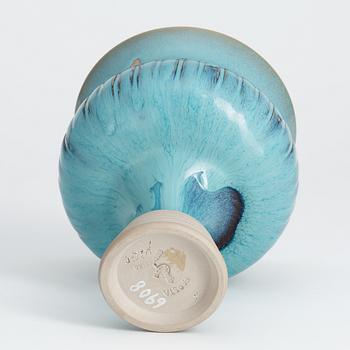 A Wilhelm Kåge 'Farsta spirea' stoneware vase, Gustavsberg studio 1957.