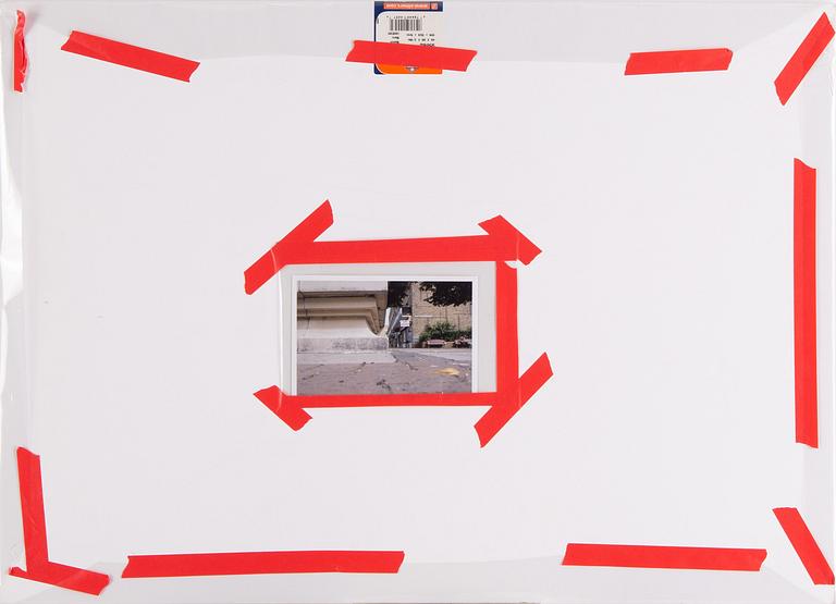 Slinkachu, photograph signed and dated 08 and numbered 5/5.