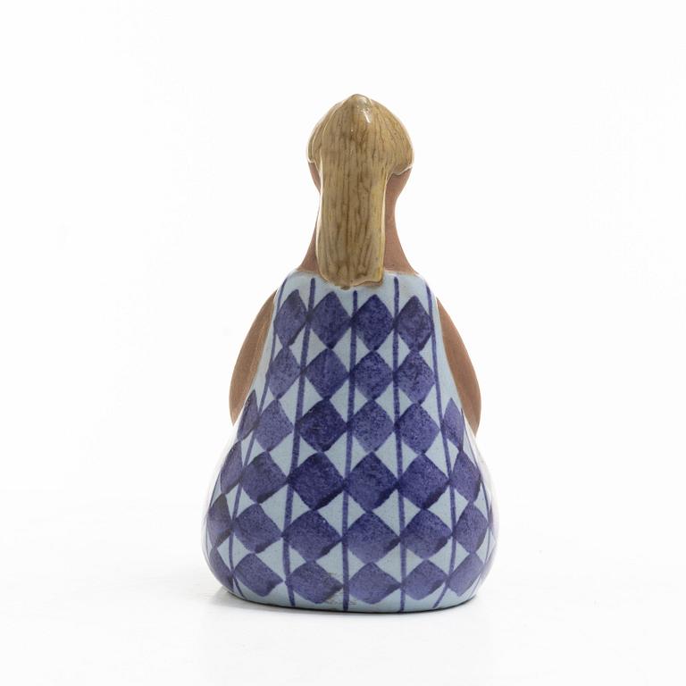 Lisa Larson, an 'Amalia' stoneware figurine from the series 'ABC-flickorna', Gustavsberg, Sweden.