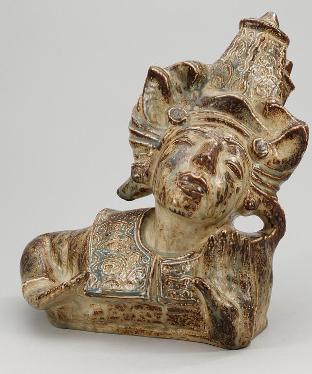 A Helge Christoffersen stoneware sculpture, Royal Copenhagen Denmark 1960.