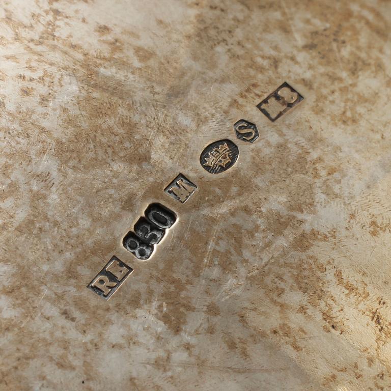 KAFFESERVIS, 4 delar, silver, rokokostil, 1900-talets andra hälft. Vikt 650 gram.