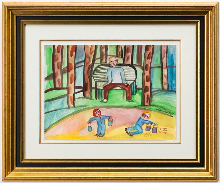 Ulrica Hydman-Vallien, Playing Children.