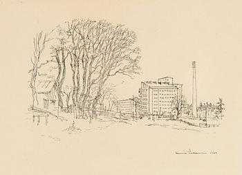 Henrik Tikkanen, Kaupunkinäkymä.